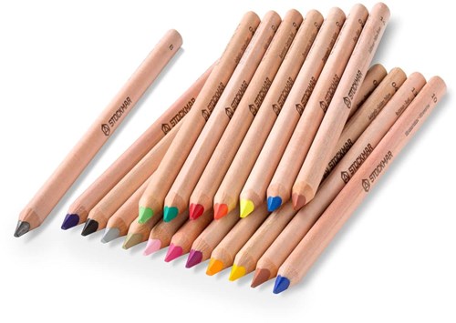 Stockmar Buntstifte dreieckig FSC nachhaltig 18+1 Farben Set