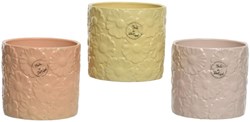 Decoris Blumentopf Keramik bunt rund Ø12.8x13.1cm für innen