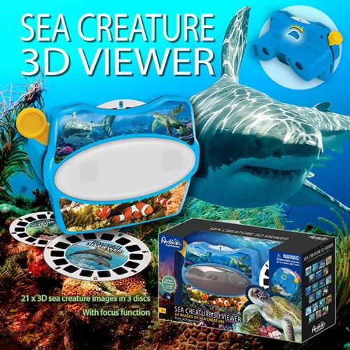 Ambo 3D Viewer Spielzeug Meerestiere Lernspiel Karton mehrfarbig-2