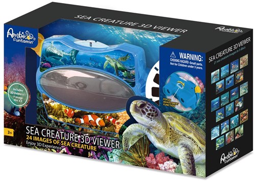 Ambo 3D Viewer Spielzeug Meerestiere Lernspiel Karton mehrfarbig