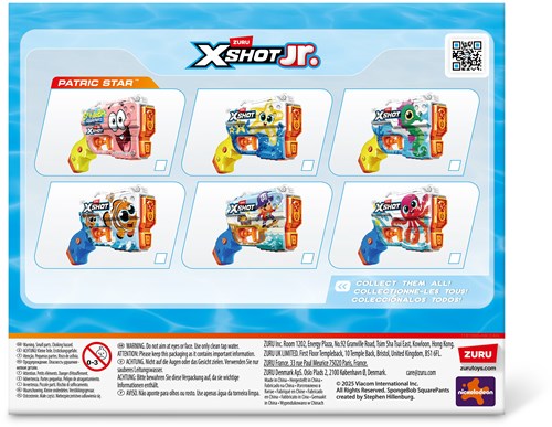 Waterpistool X-shot fast fill skins Spongebob-3
