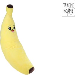 Take Me Home Plüsch Banane Kuscheltier gelb - 100cm großes Kissen