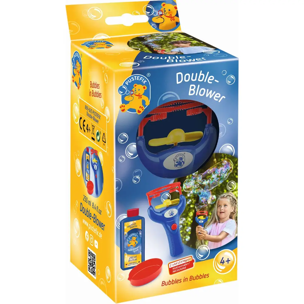 Pustefix Seifenblasen Double Blower Ventilator Spielzeug