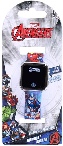 Accutime Avengers Kinderuhr LED digital blau mit Datum und Uhrzeit-2