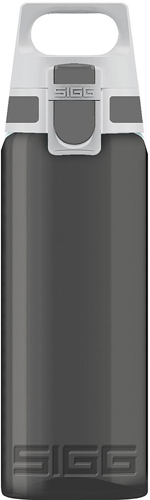 SIGG Trinkflasche Wasserflasche Total Color Anthrazit 0.6L Tritan BPA-frei