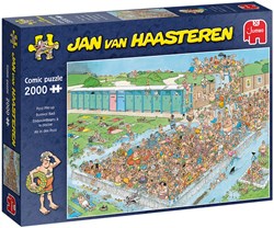 Jumbo-Puzzle Jan van Haasteren Bomvol Bad - 2000 Teile