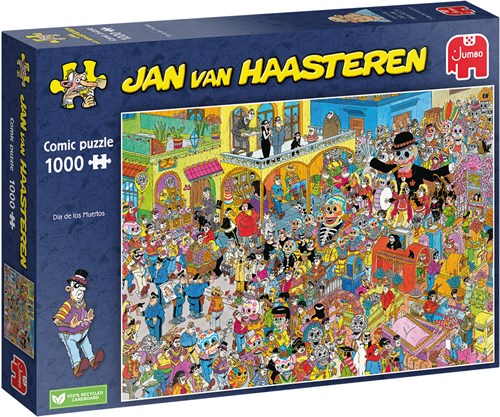 Jumbo Puzzle Cartoon Dia de Los Muertos - 1000 Teile Erwachsene