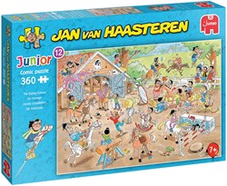 Jumbo Puzzle Jan van Haasteren Junior Reitschule 360 Teile Kinder