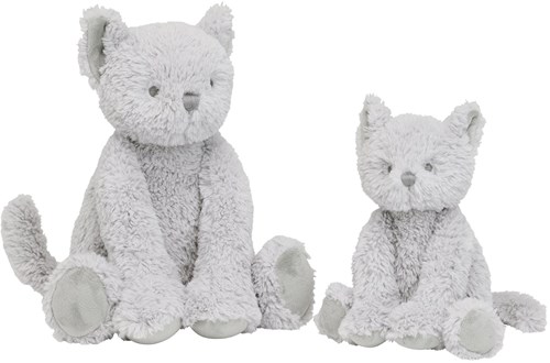 Happy Horse Kuschelkatze Cobien 38 cm grau - weiches Plüschspielzeug-3