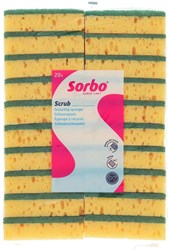 Sorbo Scheuerschwämme extra stark 20 Stück für Küche und Bad