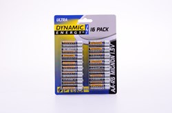 AA Batterien Alkaline Dynamic Energy - 16er Pack für Spielzeug