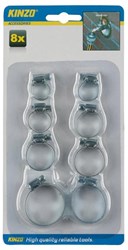 Kinzo Schlauchschellen Set - 8 Stück für sichere Befestigung