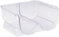 Alpina Flaschenhalter Kühlschrank transparent Kunststoff Organizer 21x20.5x10cm