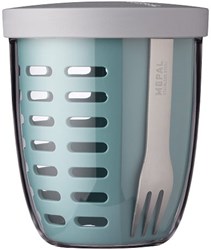 Mepal Fruchtpot Ellipse - Snackbox 600ml - Nordic green - BPA frei