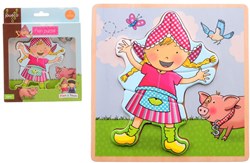 Johntoy Fien und Teun Puzzle - Lernspielzeug Bauernhof