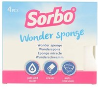 Sorbo Reinigungsschwamm Wonderschwamm 4 Stück für hartnäckigen Schmutz