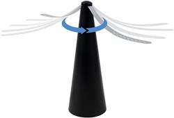HIT Trading Fliegenvertreiber Ventilator schwarz 8x25cm für Tisch