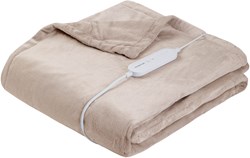 Inventum elektrische Umschlagdecke Fleece 180x130cm taupe Wärmedecke