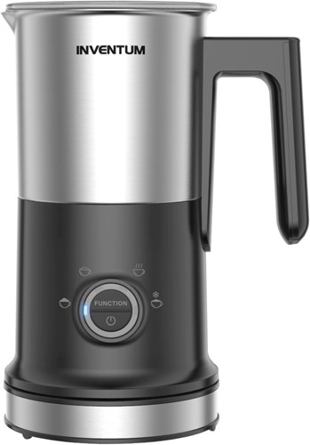 Inventum Milchaufschäumer elektrische Milchaufschäumer schwarz Edelstahl 115ml 240ml