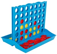 First To 4 Brettspiel Strategiespiel 15,5cm kompaktes Format