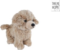 Plüsch Hund Kuscheltier stehend 22cm Take Me Home Spielzeug