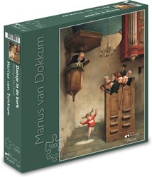 Art Revisited Puzzle Dansje in de Kerk - Marius van Dokkum 1000 Teile Kunst Puzzle