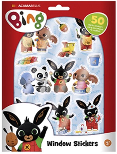 Bambolino Toys Bing Fensteraufkleber - Fensterdekoration für Kinder ab 3 Jahren - 12 Stück