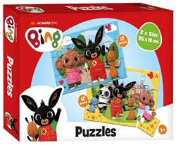 Bambolino Toys Bing Puzzle - Lernspielzeug 2 x 12 Teile
