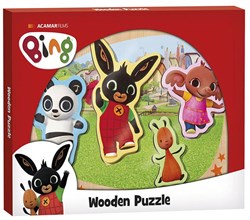 Bambolino Toys Bing Holzpuzzle - Lernspielzeug für Kleinkinder