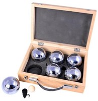 Twisk Boule Set - Luxus Holzkoffer - 6 Kugeln - inklusive Zubehör-2