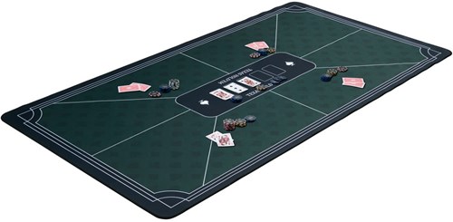 Engelhart Games Pokerdecke grün 138x79cm - professioneller Spielteppich