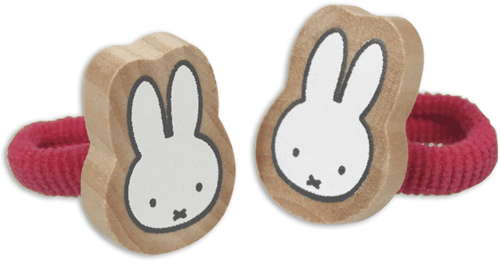 Bambolino Toys Haaraccessoires Miffy Haargummis 2 Stück