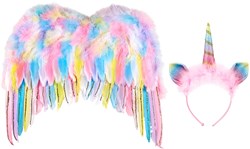 Souza for Kids Flügel - Einhorn Haarreif Set für Kinder