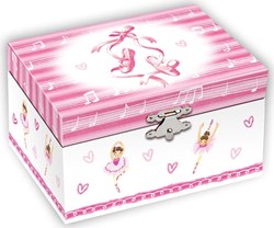 Harlekijn Schmuckkästchen Spieluhr Ballettschuhe für Kinder