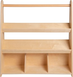 Van Dijk Toys Holz Kinder Bücherregal / Bcherregal mit 3 Regalen (Kinderbetreuungsqualitt)