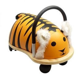 Wheelybug Rutschauto Tiger - klein - Lauflernwagen für Kleinkinder