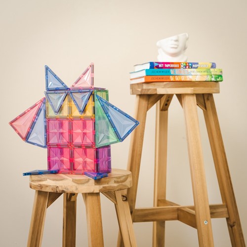 Coblo Spielzeug Magnetische Fliesen Pastell 35 Stück-3