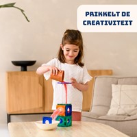 Coblo Spielzeug Magnetische Fliesen Classic Marblerun / Kugelbahn 35 Stück-3