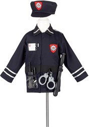 Souza for Kids Polizist Kostüm Set - Verkleidung 4-7 Jahre