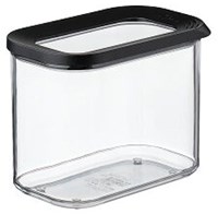 Mepal Vorratsdose Modula 1000 ml schwarz - luftdicht und stapelbar