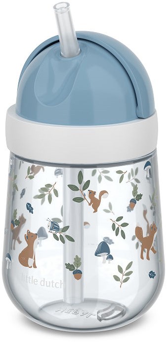 Mepal Trinkbecher mit Strohhalm 300ml - Forest Friends