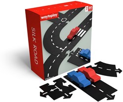 Waytoplay Spielzeug Straßen Silk Road - 82 Stück flexibles Spielzeug