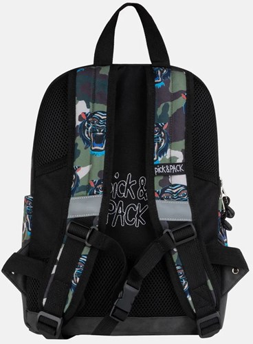 Pick & Pack Rucksack Dangerous Cat Camouflage M mit Laptopfach-3