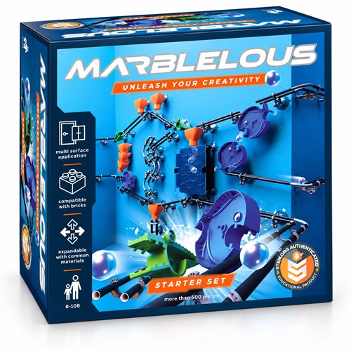 Marblelous Murmelbahn XL Starterset 500-teilig STEM