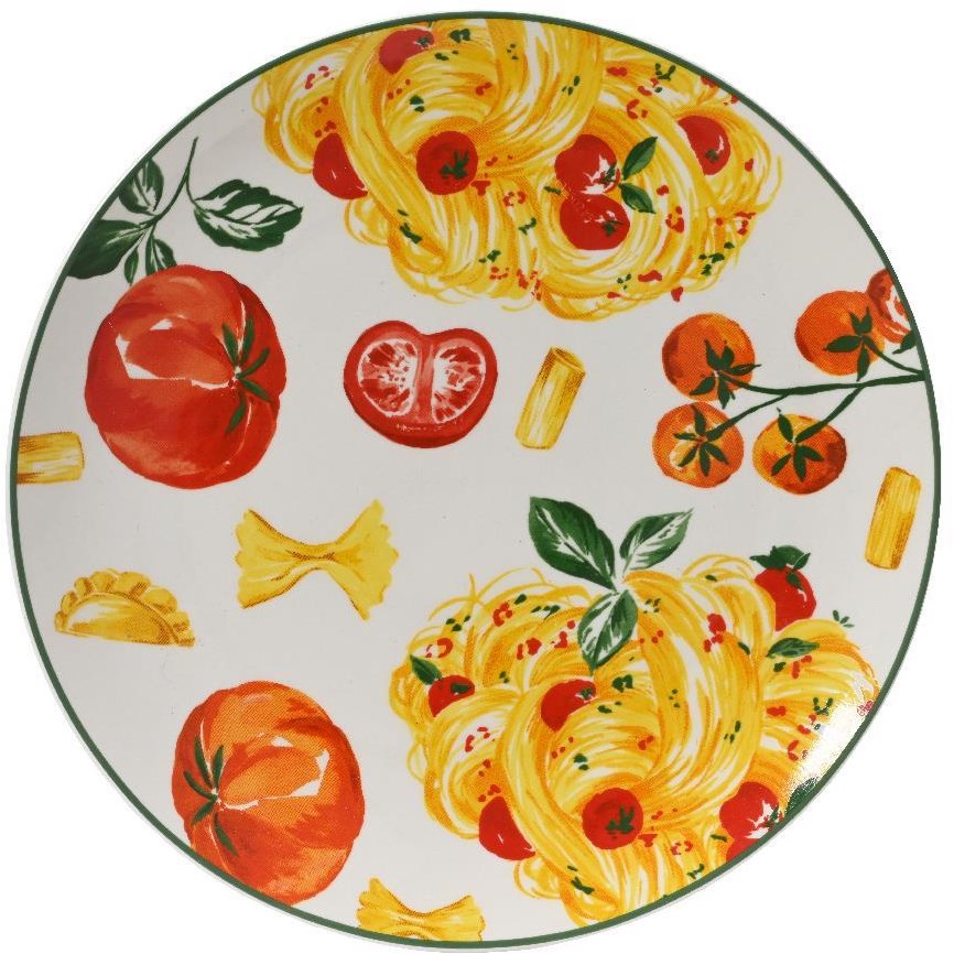 Dinerbord Porzellan Italien Kindergeschirr bunt Ø26,9xH2,7cm