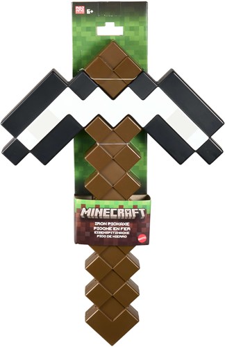 Mattel Minecraft Spielzeug Iron Pickaxe für Rollenspiel und Abenteuer-3