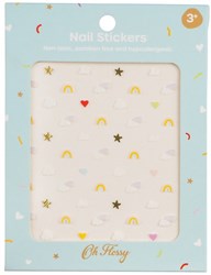 Oh Flossy Nagelsticker Kinder Spielzeug - Nail Stickers Sky Multi
