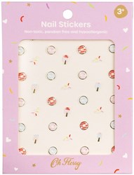 Oh Flossy Nagelsticker - Kinderspielzeug Nageldekoration Süßigkeiten