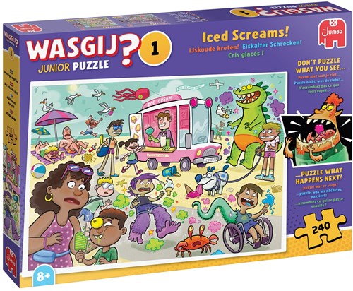 Jumbo Puzzle Wasgij Junior Eiskalte Schreie 240 Teile Kinder