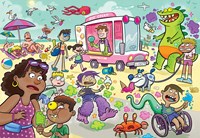 Jumbo Puzzle Wasgij Junior Eiskalte Schreie 240 Teile Kinder-3